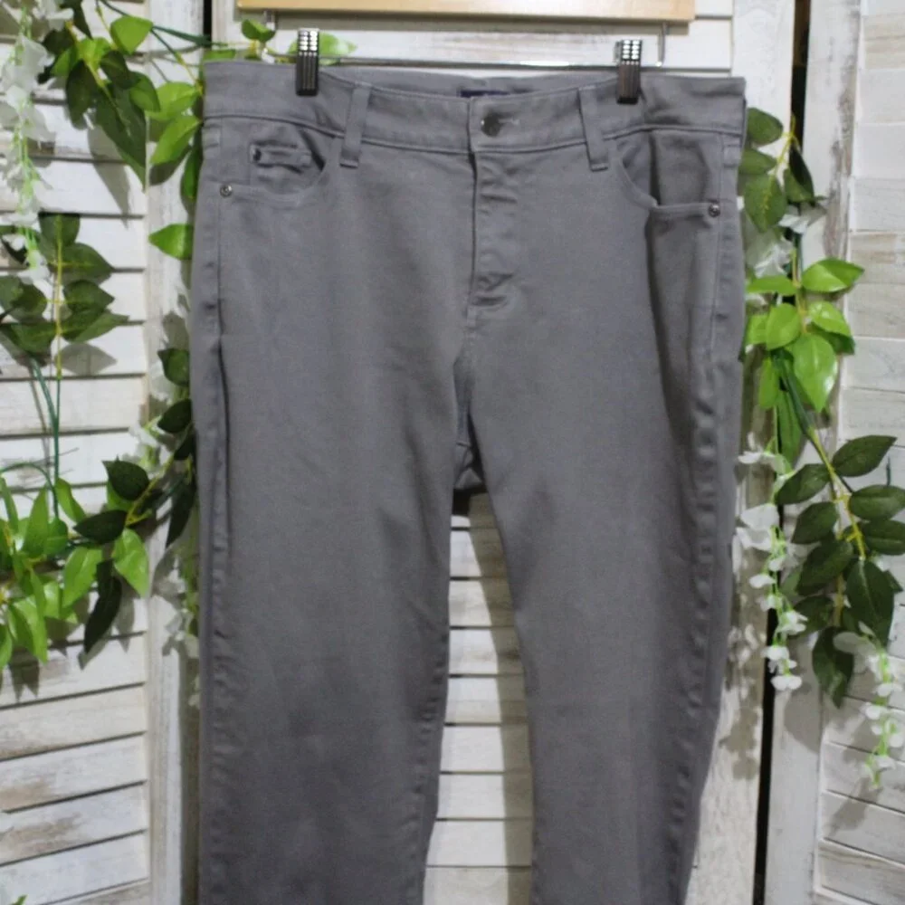 NYDJ Stretch Grey Legging Jeans (105) - Picture 4 of 15